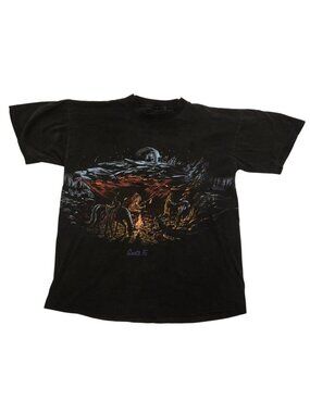 Vintage Santa Fe Habitat XCIV Native American Wrap Around AOP Mens Medium NM 90s